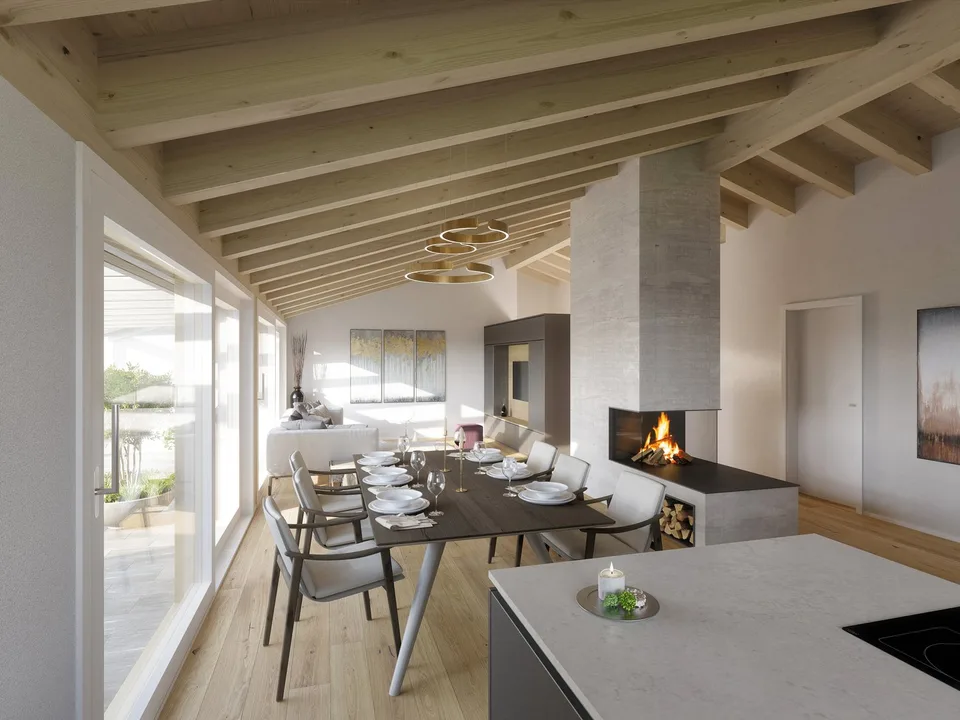 Esclusiva seconda casa a Davos-Frauenkirch! Appartamento mansardato di 4,5 locali