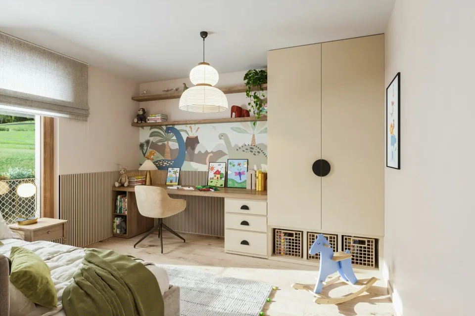 Wohnung mit 3,5 Zimmern im Erdgeschoss mit Loggia, privatem Garten und Kräutergarten