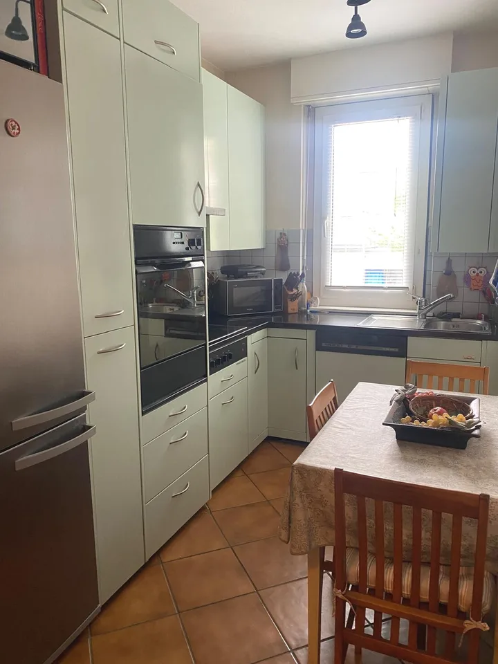 Comfortable 4-room apartment with partial lake view