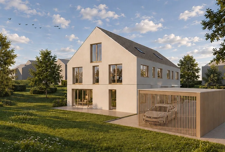 Modernes Wohnen auf zwei Ebenen – 5,5-Zi Maisonette mit Balkon, Wärmepumpe & PV in Fischingen