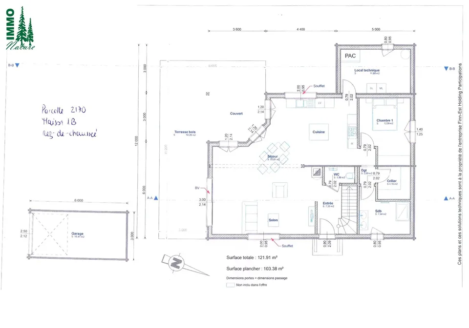 Dès 2025, à vendre six maisons/chalets au confort moderne, 3 modèles ou selon vos plans