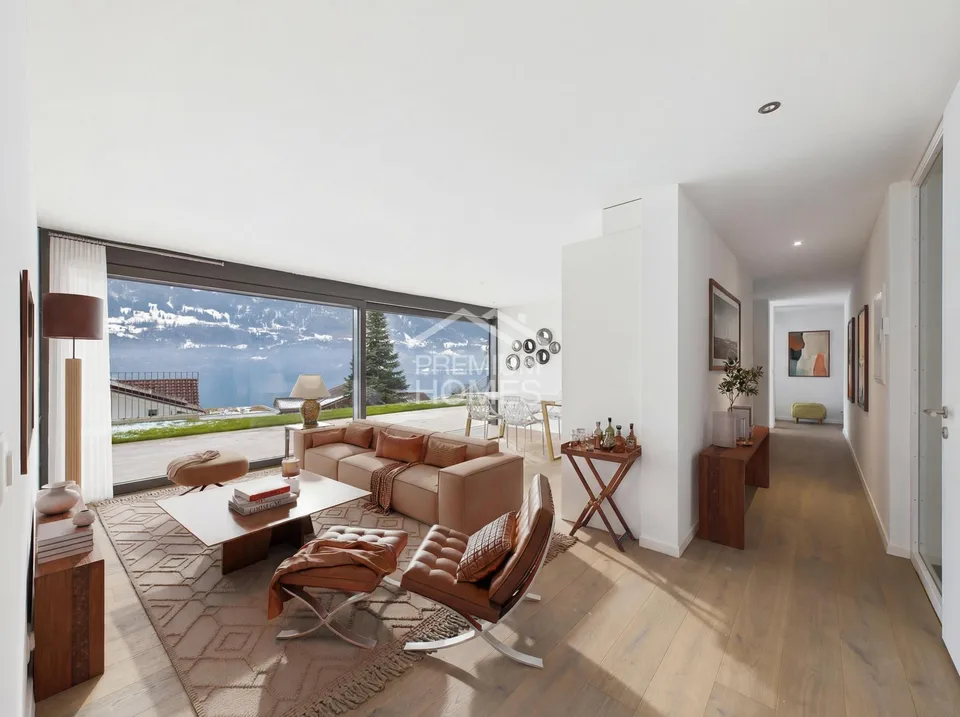 Terrasse ensoleillée de 50 m² avec vue sur le lac - vie moderne au bord du lac de Brienz ! – photo 8 sur 9
