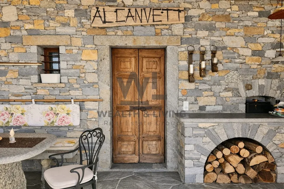 Chalet con terreno edificabile di 1387 m² e garage