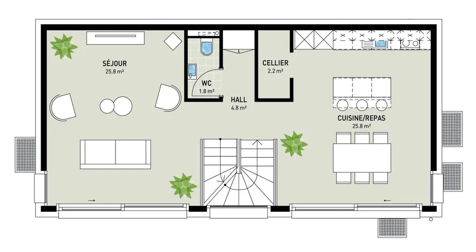 Magnifica villa individuale da costruire a Champlan – Grimisuat