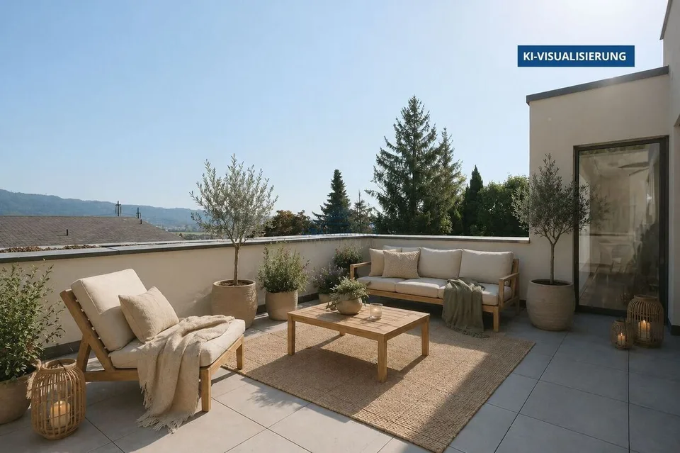 Attraktive 3.5-Zimmer-Terrassenwohnung in ruhiger Hanglage mit Rheinblick – foto 11 di 13