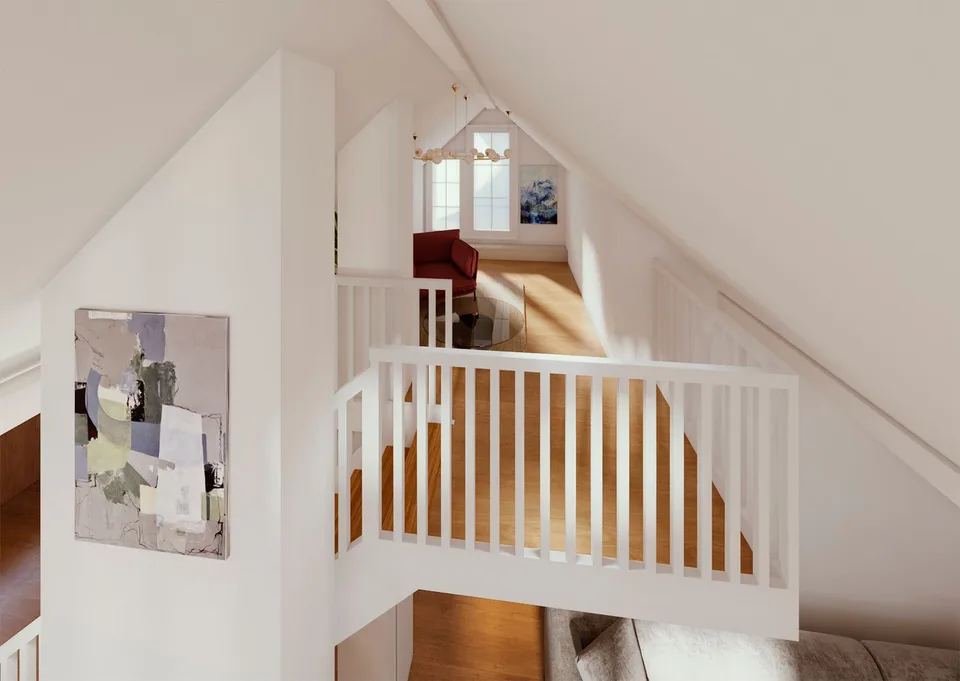 Grosszügige 5.5-Zimmer-Maisonette mit Terrasse (DG Rest.)