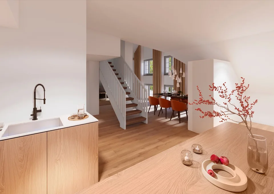 Grosszügige 5.5-Zimmer-Maisonette mit Terrasse (DG Rest.)