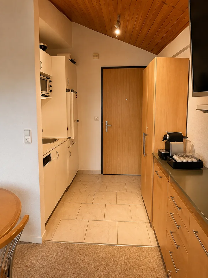 Appartement cosy 1,5 pièces avec galerie à Obersaxen