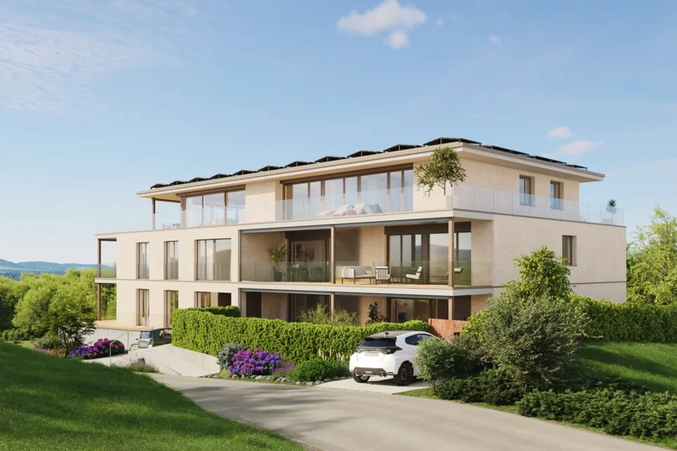 Neubau: 3.5 Zimmer Geschosswohnung im 1. OG West (Wohnung Nr. 5)