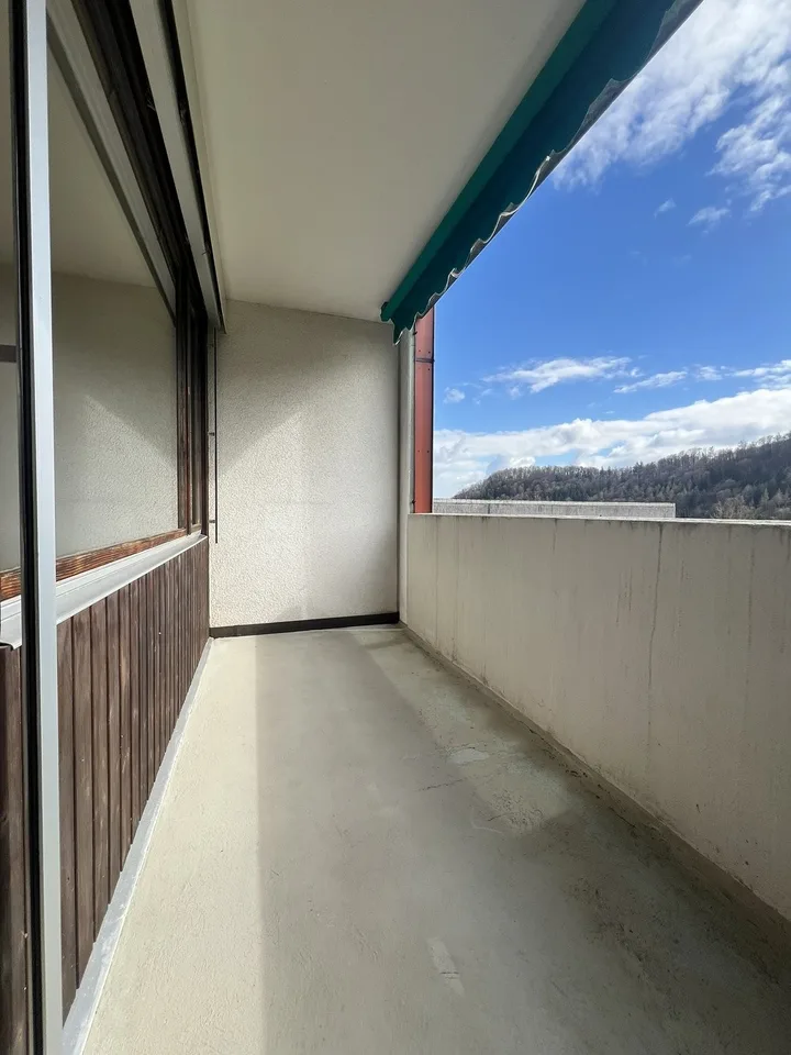 Grosszügige und helle 1-Zimmerwohnung mit Balkon