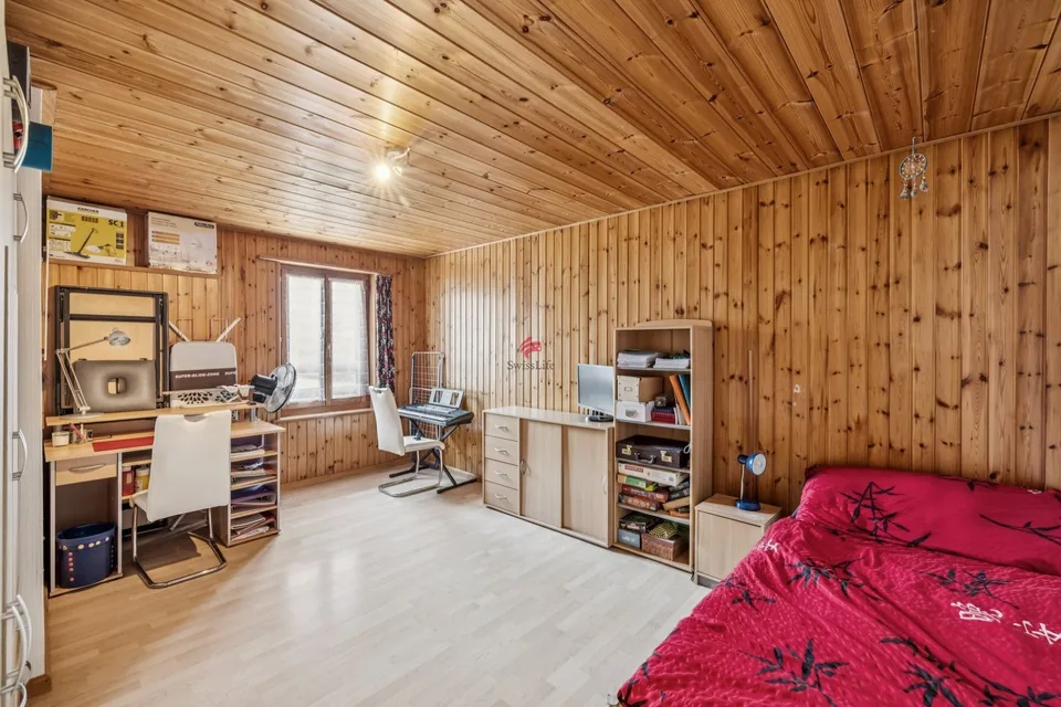 Appartement de 4,5 pièces avec mezzanine et galetas - Saxon village – photo 10 sur 10