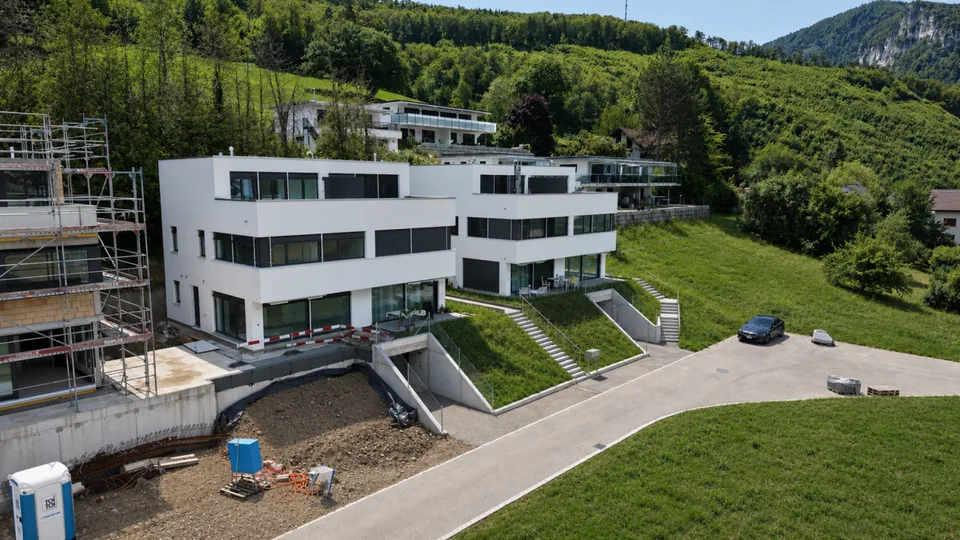 Haus B - Neubau-Doppeleinfamilienhaushälfte mit Garten & Dachterrasse