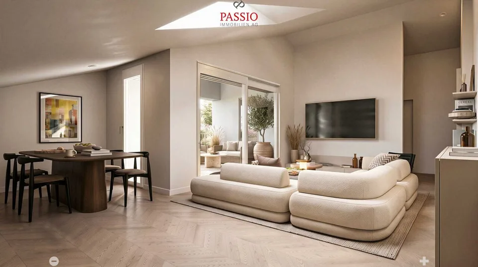 Appartamento mansardato moderno e senza tempo di 2,5 locali con alta qualità della vita