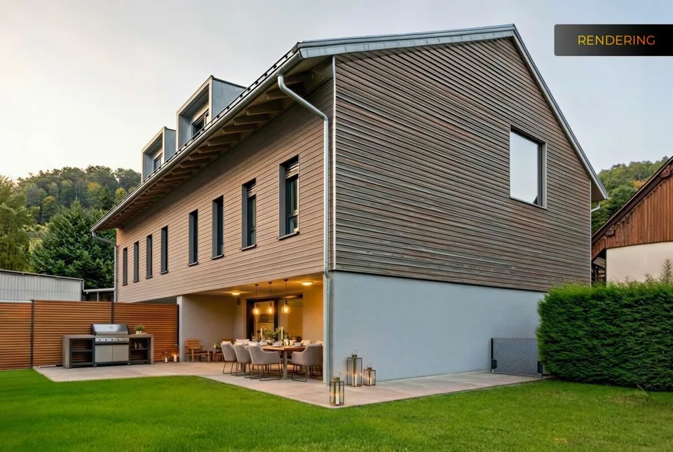 Grosszügiges Zweifamilienhaus an zentraler Lage in Hausen am Albis