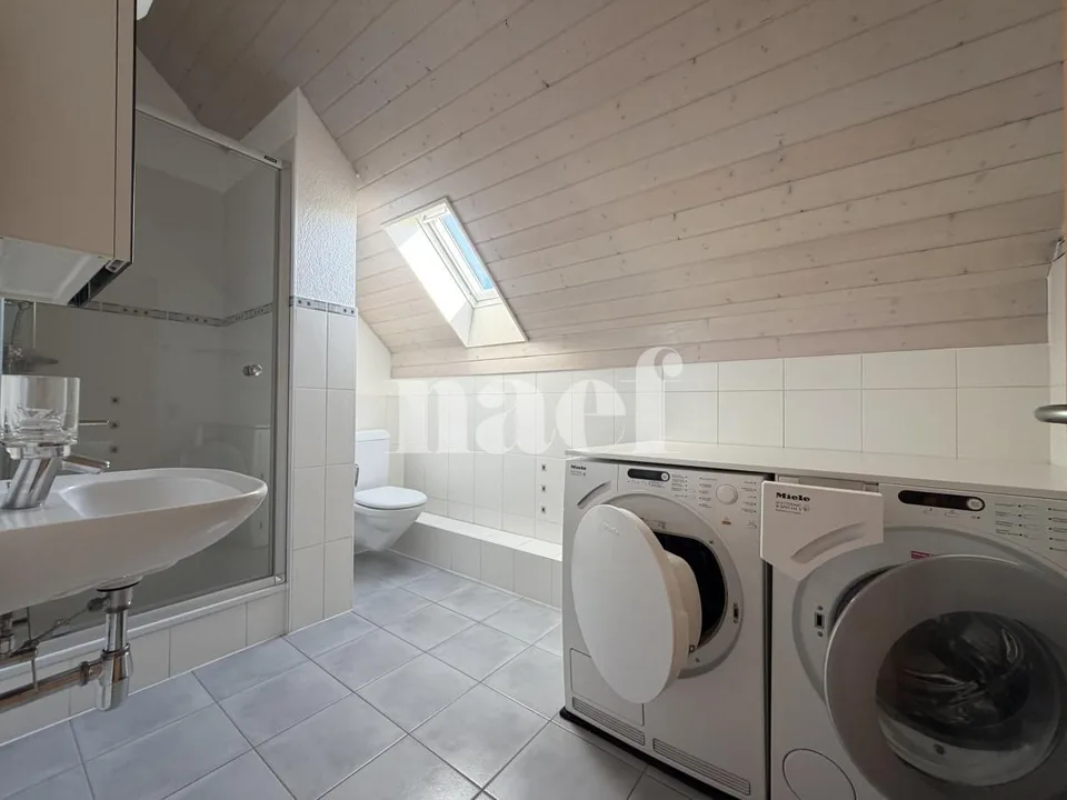 Duplex di 4.5 locali in un ambiente pacifico, a due passi dal lago, contratto di locazione a termine (1 anno)