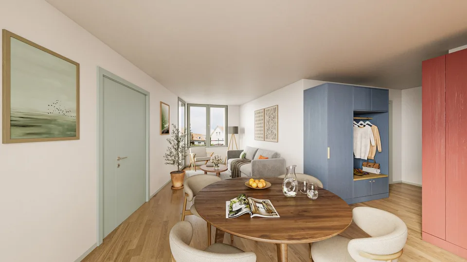 Appartement d'attique unique 4 1/2 pièces pour se sentir bien avec 4 terrasses