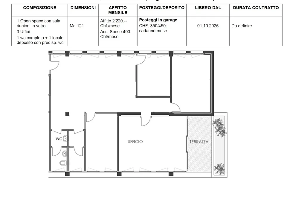 HELLES BÜRO IM ZENTRUM VON LUGANO – Foto 9 von 9