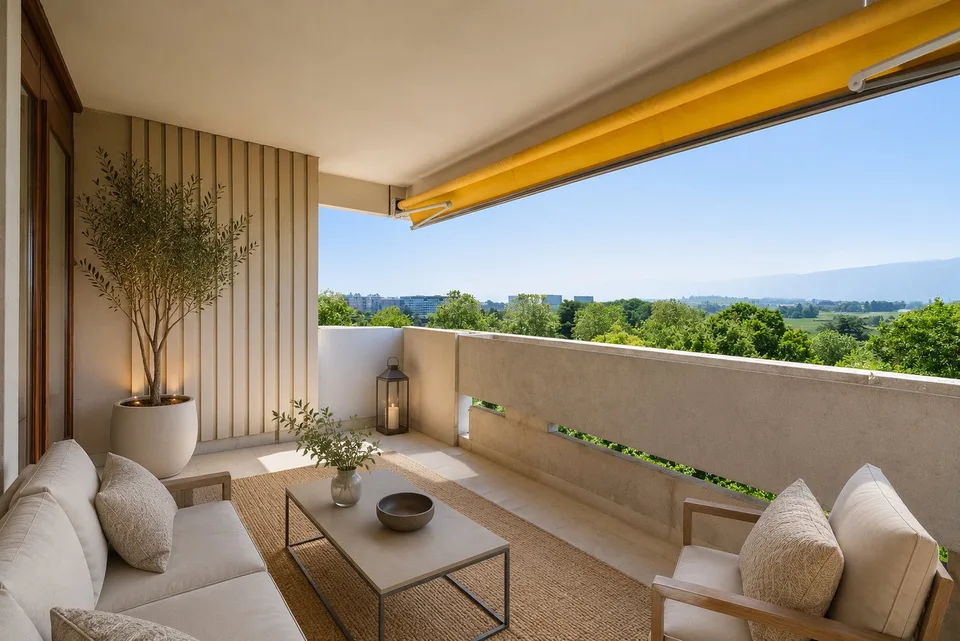 Spacieux appartement de 6 pièces avec vue dégagée á Meyrin