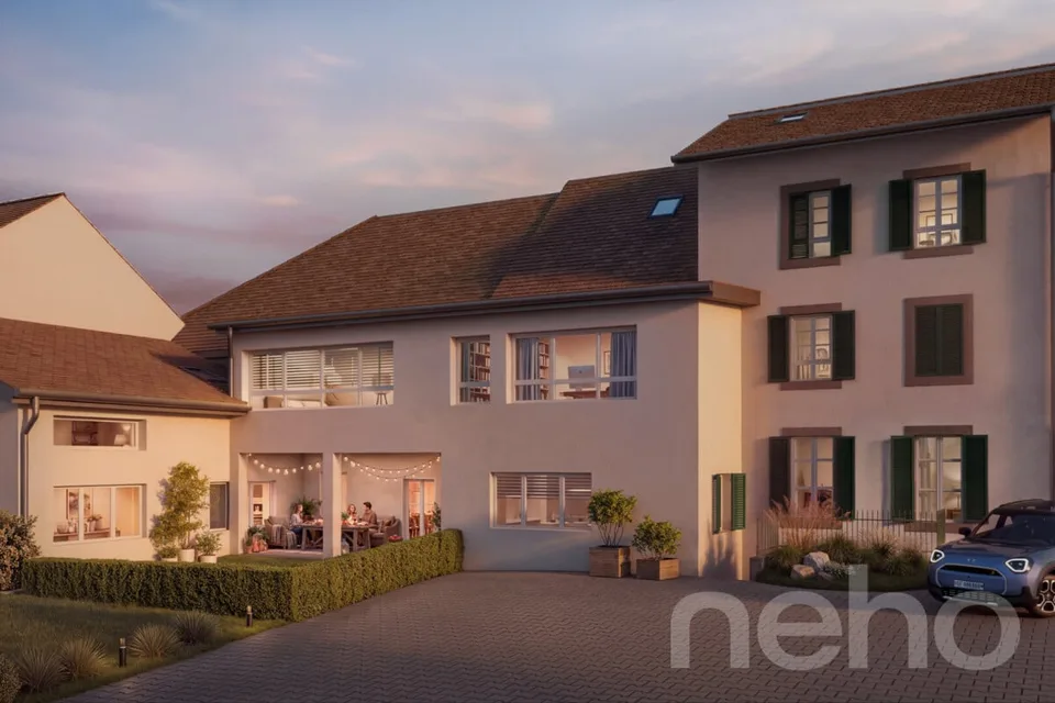 Duplex 2,5 locali con giardino, ufficio supplementare + grande disponibile – foto 11 di 12