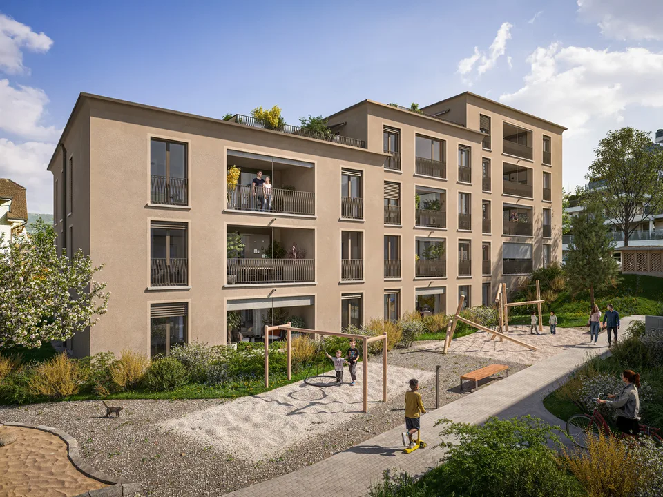 Tiefgaragenparkplätze zu verkaufen - Neubau Goldau Living