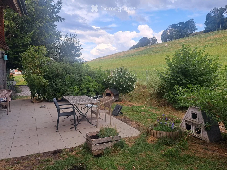 3.5 avec jardin