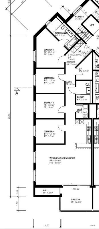 Ampio e moderno appartamento 5 ½-locali in affitto
