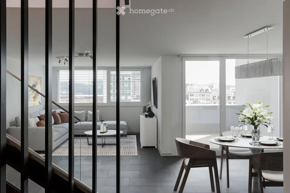 Magnifique penthouse au 6ème étage d'un immeuble de 4,5 .