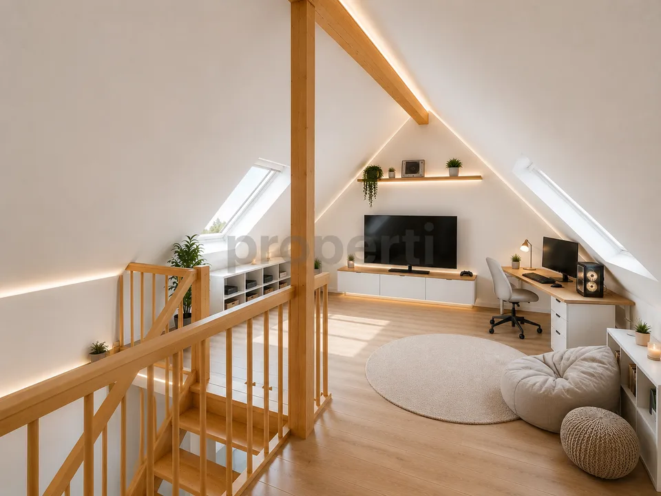 Charmante 4-Zimmer-Maisonette-Wohnung mit Dachgeschoss-Charme in Feuerthalen