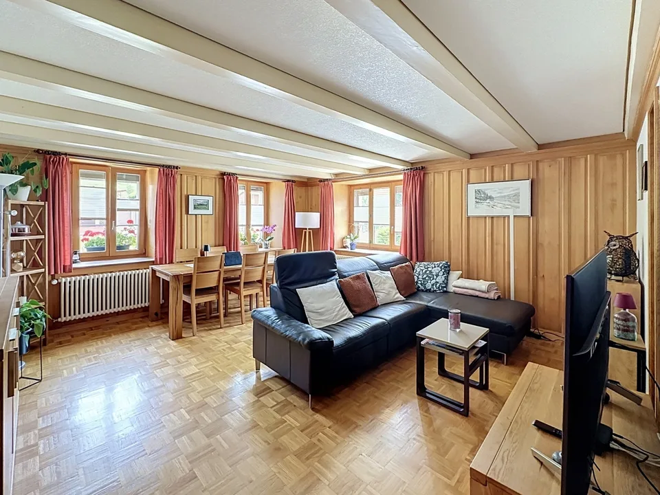 Renovated old semi-detached farm