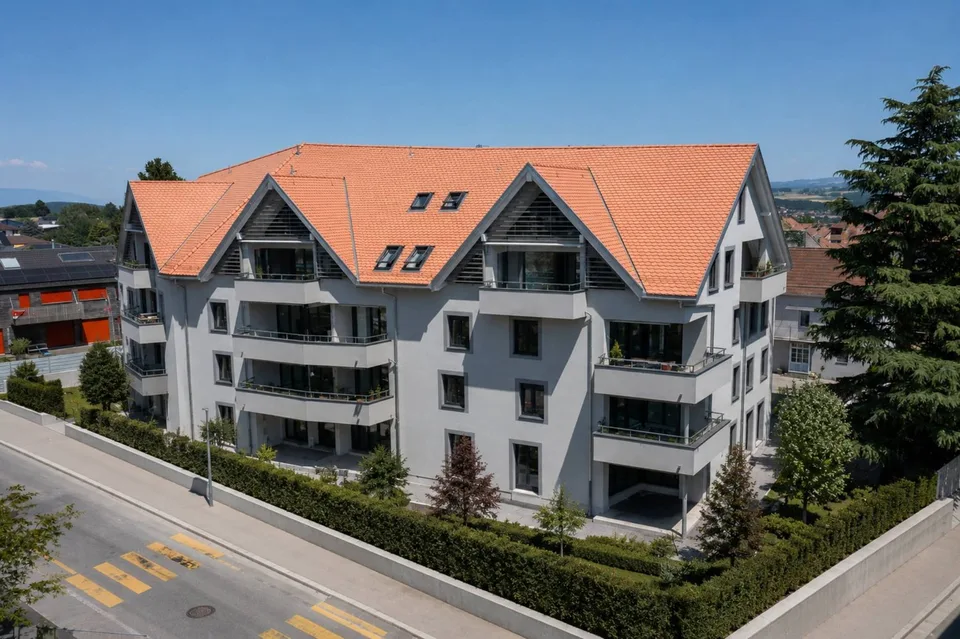 Duplex-Wohnung im modernen Stil im letzten Stock