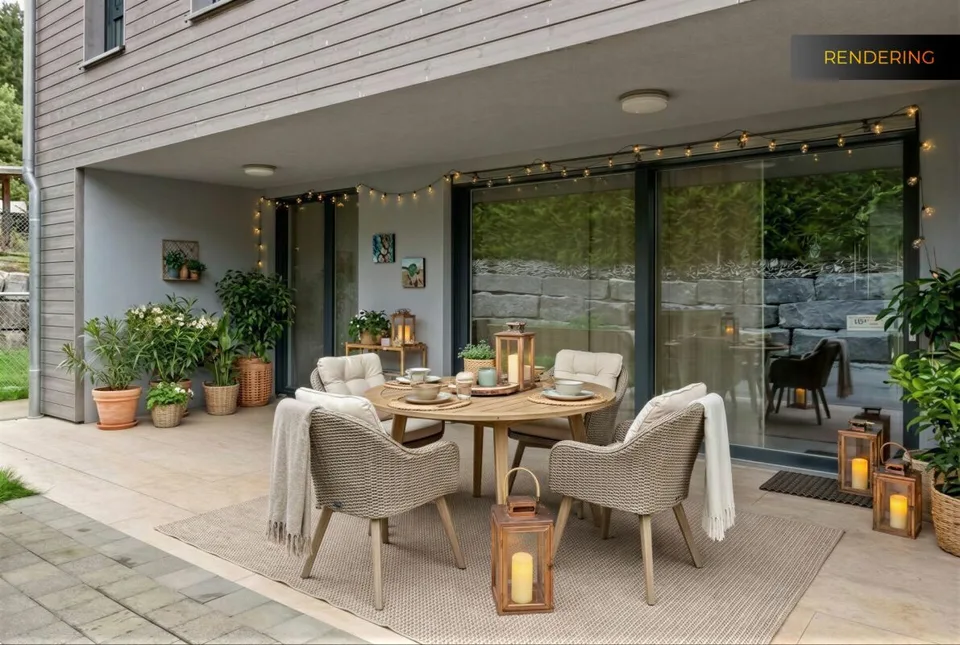 Modernes 6-Zimmer-Doppeleinfamilienhaus mit Garten in Hausen am Albis