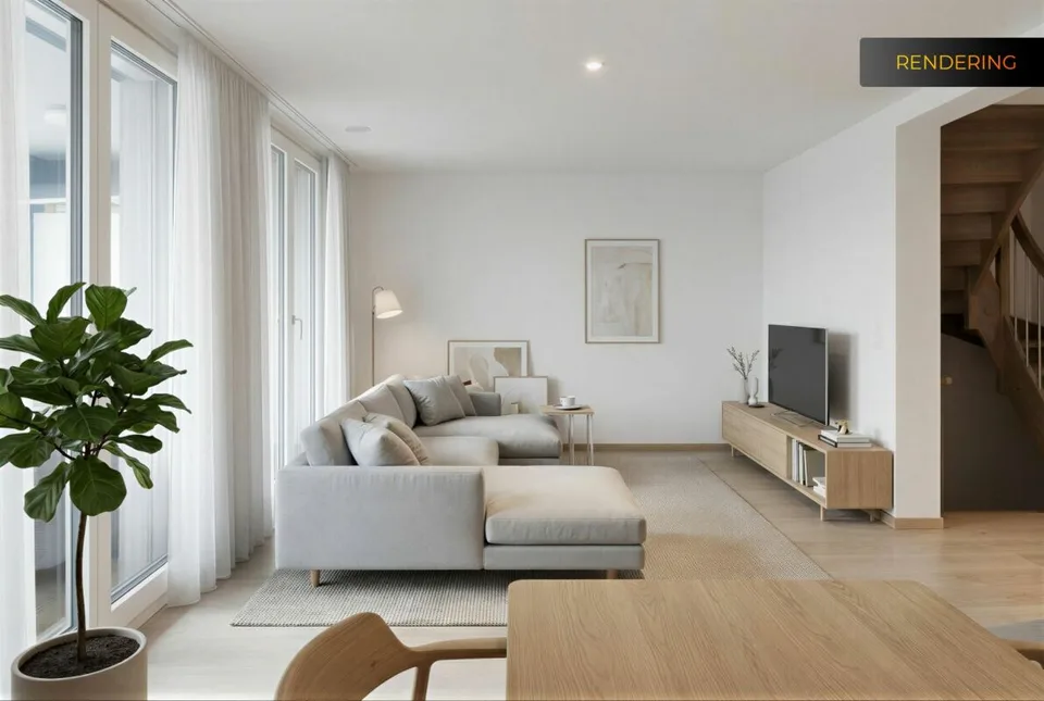 Casa a schiera moderna di 6 locali con giardino a Hausen am Albis