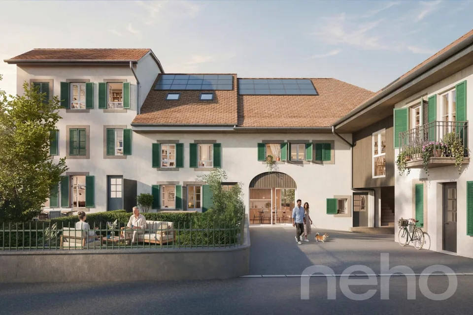 Charmante Duplexwohnung mit 4,5 Zimmern und privatem Garten – Foto 10 von 11