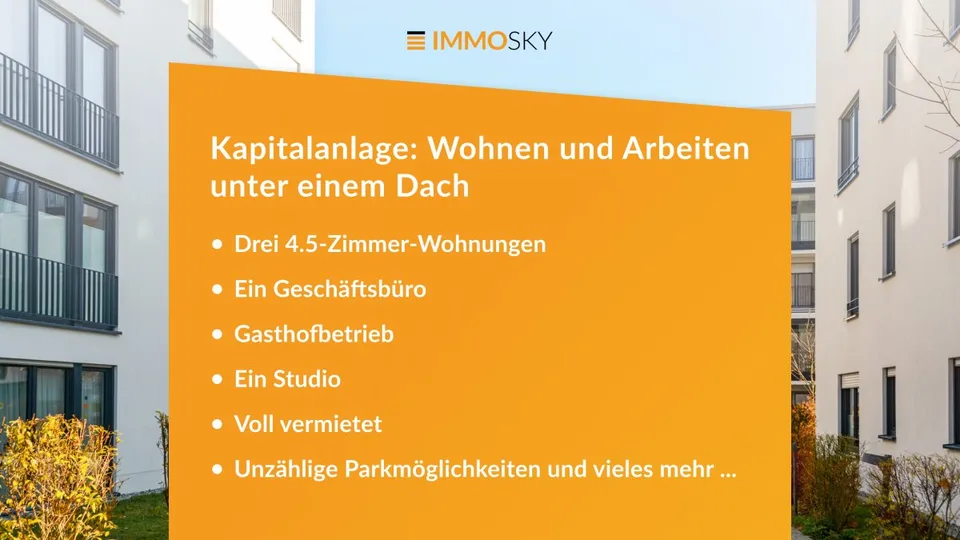 Attraktive Lage. Durchdachtes Konzept. Solide Erträge