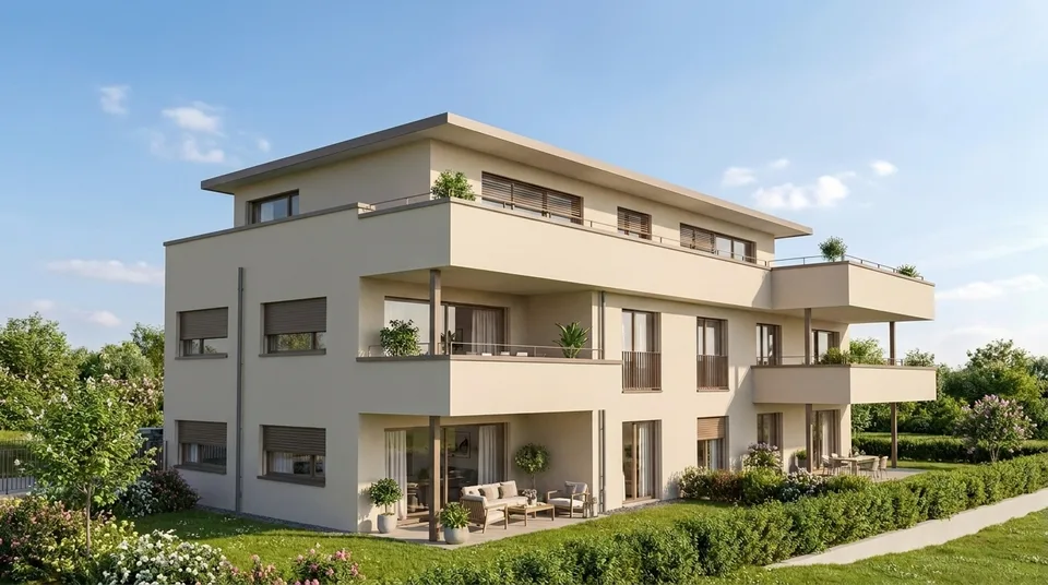 Modern wohnen mit Stil - exklusive Mietwohnungen in Biberist - 3 1/2 Zimmer Wohnung B2