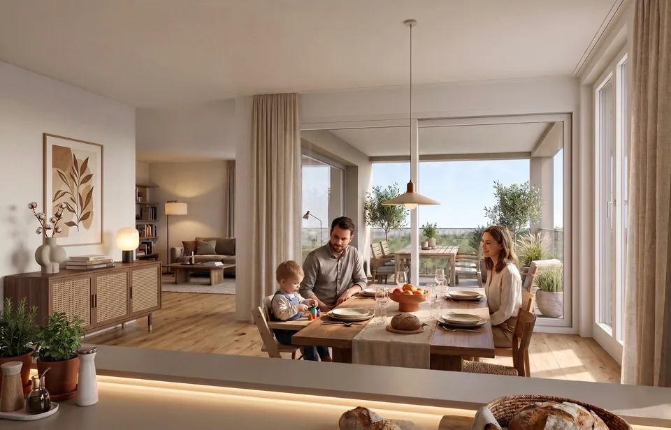 L'alternativa ideale alla villa: Appartamenti spaziosi con giardino privato a Saignelégier