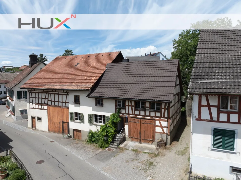 Interessante Bauernhausliegenschaft in Buchberg SH mit Baulandreserve