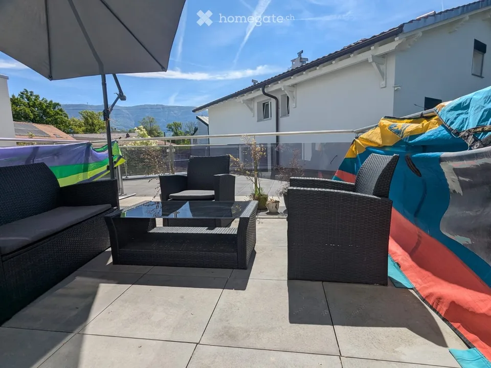 Very beautiful 3-room apartment, 2 steps from Lancy Bachet train station
