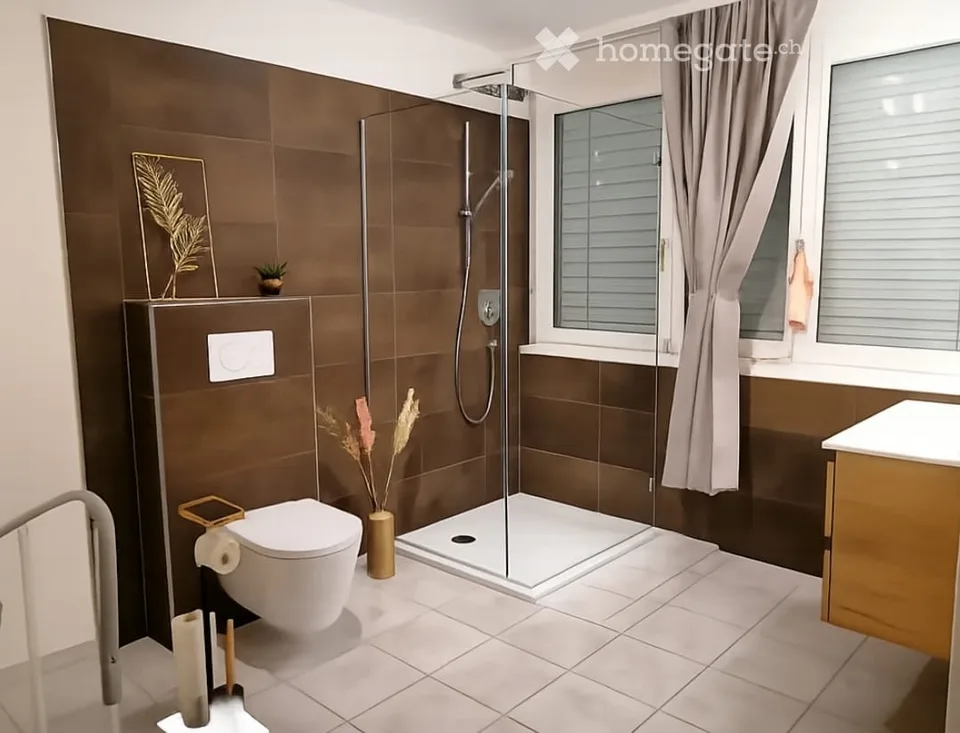 Appartement de jardin 4,5 pièces avec beaucoup de soleil du soir, intimité et excellentes connexions avec Zurich