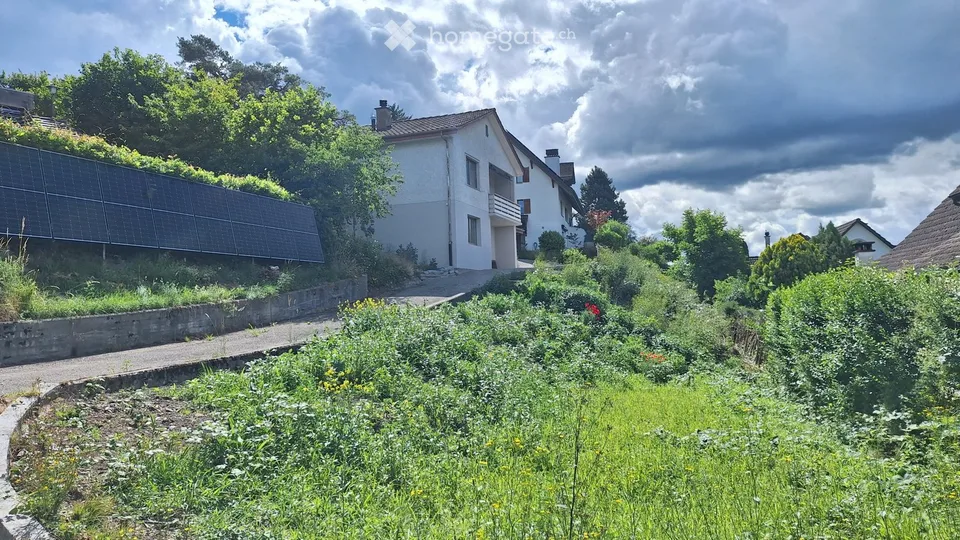 Einfamilienhaus an Hanglage mit über 1'000 m² Grundstück