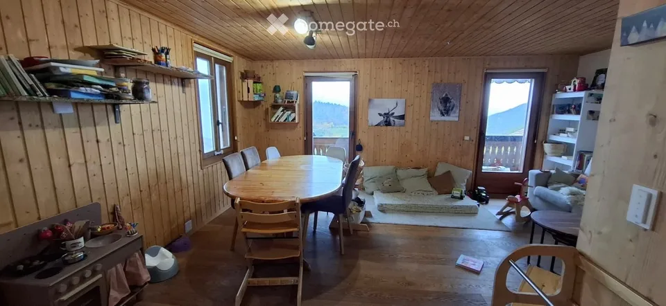 Wohnung mit 2 Etagen in Chalet zur Miete in Panex s/ Ollon