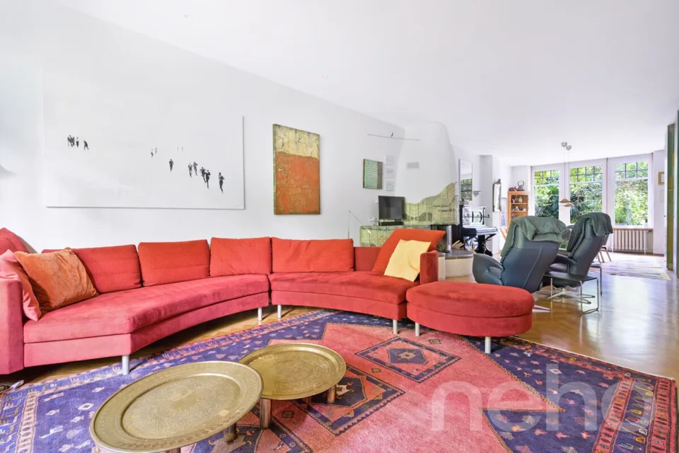 Villa di città in stile nel quartiere popolare di Bachletten