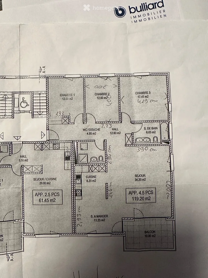 À louer appartement