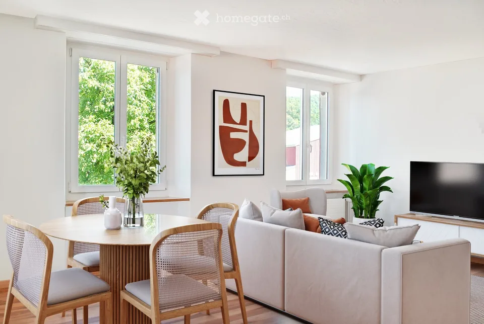 Appartement de 3 pièces rénové et lumineux