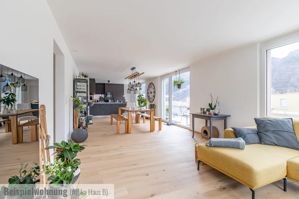 4.5 Zimmer-Attikawohnung in Raron