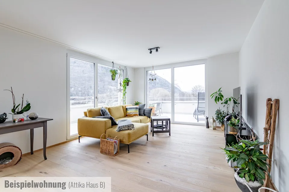 4.5 Zimmer-Attikawohnung in Raron