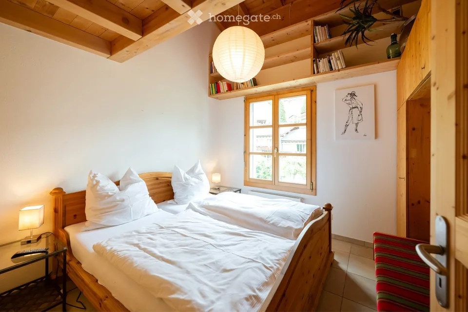 Demi-maison mitoyenne exclusive directement sur le Landwasser