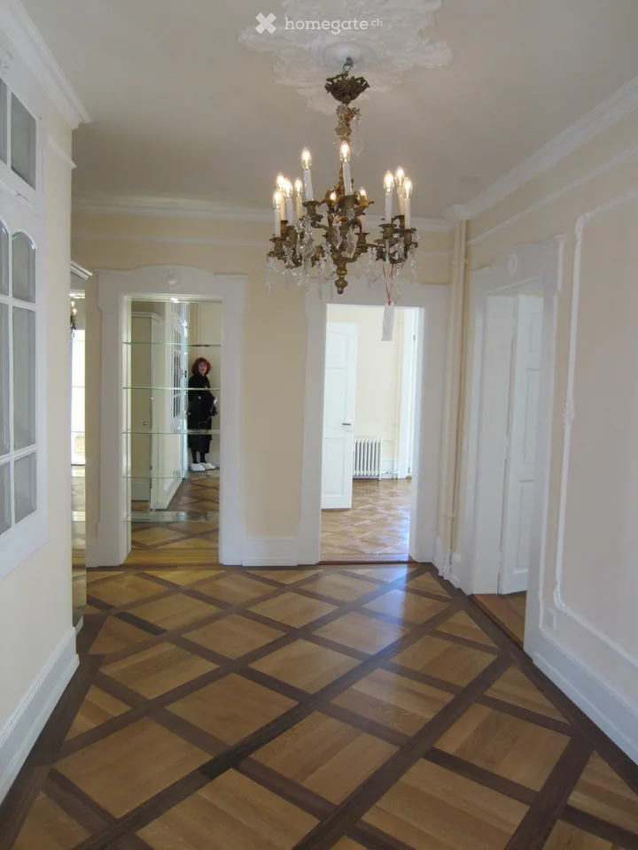 Villenquartier Kirchenfeld, stilvolle 4.5-Zimmer-Wohnung mit Garten