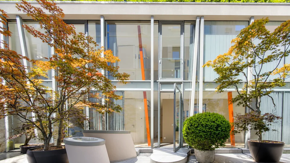 Architettura contemporanea nel centro storico di Lugano