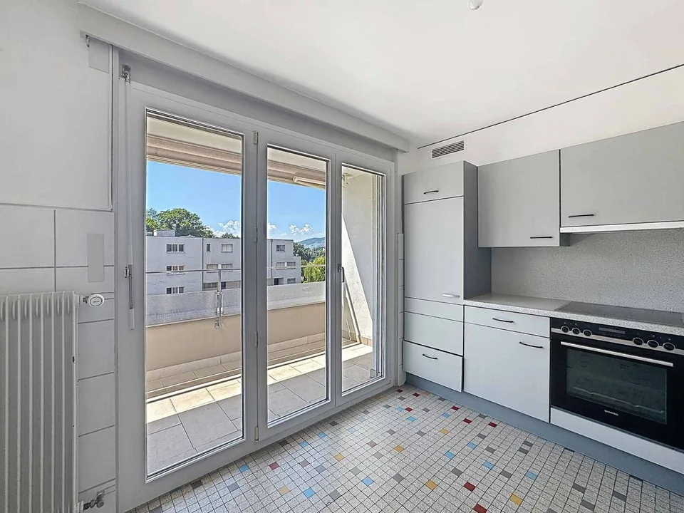 Lumineux 3.5 pièces de 77.5  m2 + grand balcon 17.5 m2